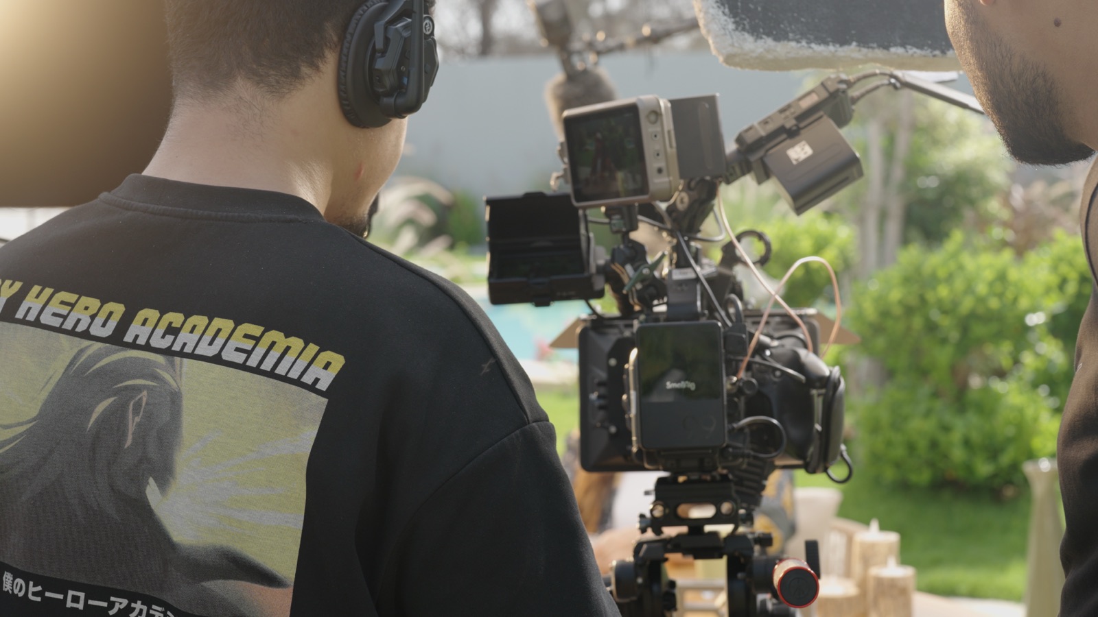 Behind the scenes on a ProAngles shoot