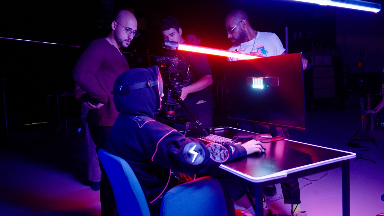 Behind the scenes on a ProAngles shoot